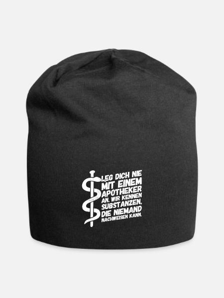 Apotheker Apotheke Pharmazeut - Jersey-Beanie - Schwarz