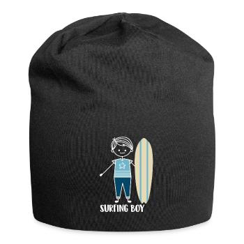 Surfen Wellenreiter Surfer - Jersey-Beanie - Schwarz - Vorne