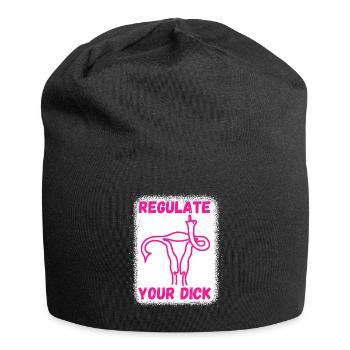 Regulate your dick - Jersey Beanie - black - Front