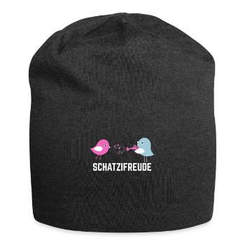 Schatzifreude - Jersey-Beanie - Anthrazit - Vorne