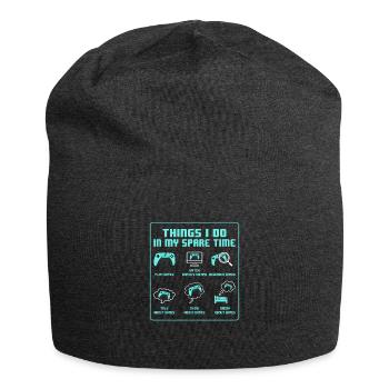 Großartiger Gamer - Jersey-Beanie - Anthrazit - Vorne