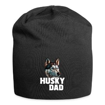 Sibirischer Husky-Vater - Jersey-Beanie - Schwarz - Vorne