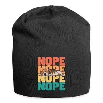 Beagle Hund Nein - Jersey-Beanie - Schwarz - Vorne