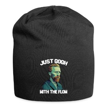 Just Gogh avec le courant - Bonnet en jersey - noir - Devant
