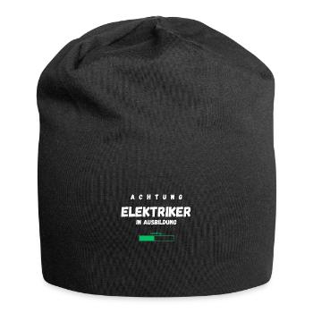 Attention Electrician In Training Loading - Jersey Beanie - black - Front