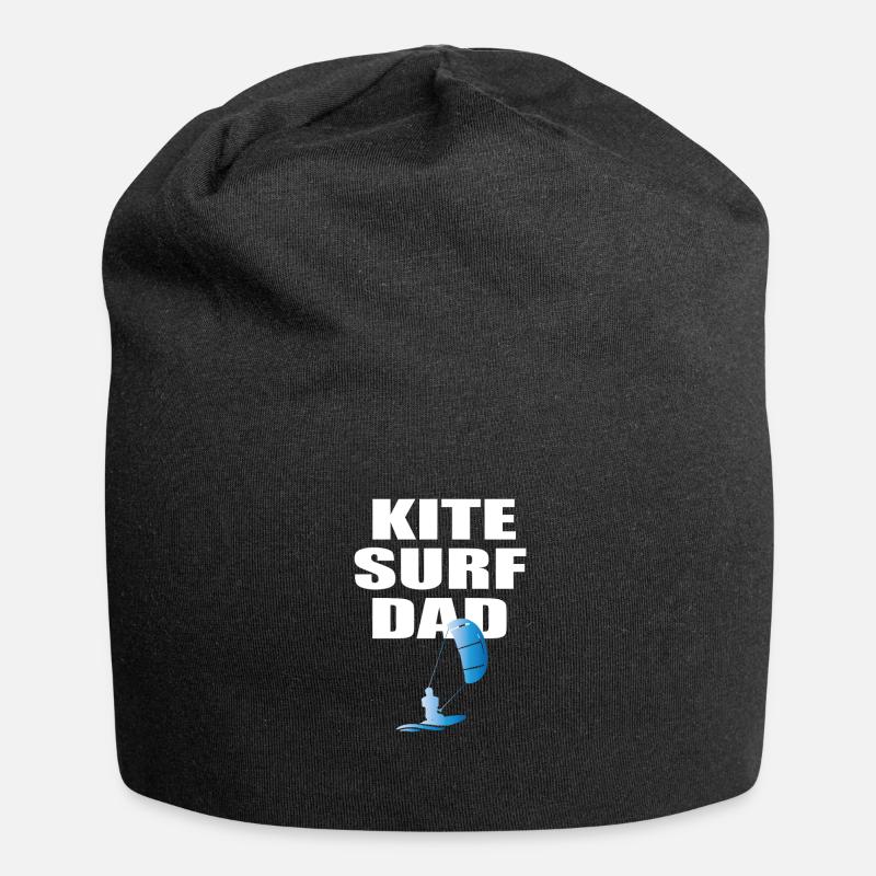 Kitesurf Kite Surf Papa - Bonnet en jersey - noir