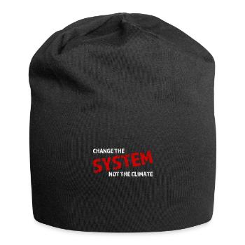 Student demo against climate change - Jersey Beanie - black - Front