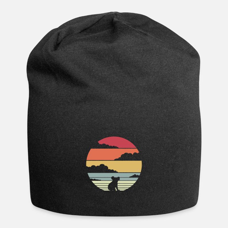koala - Bonnet en jersey - noir