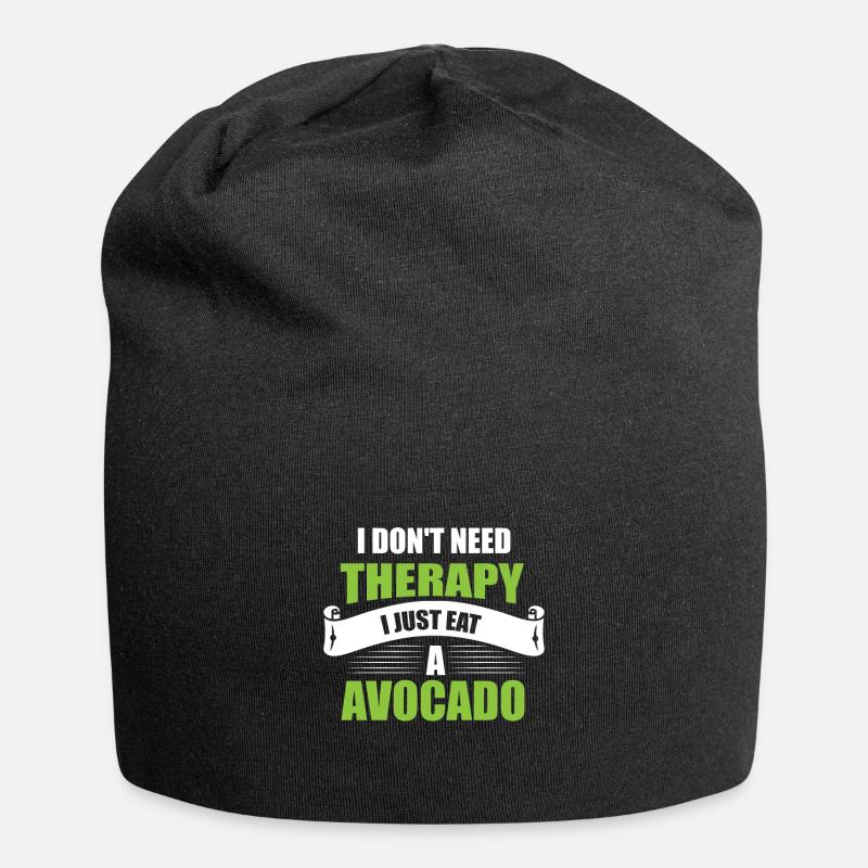avocat - Bonnet en jersey - noir