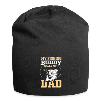 Fishing Buddies - Gift Idea - Jersey Beanie - black - Front