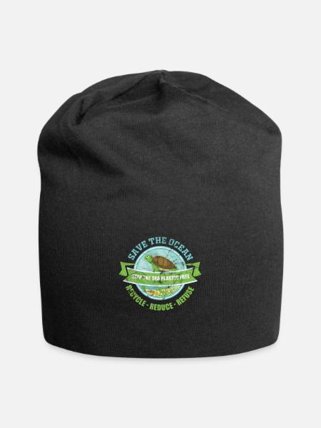 Umwelt Umweltschutz - Jersey-Beanie - Schwarz