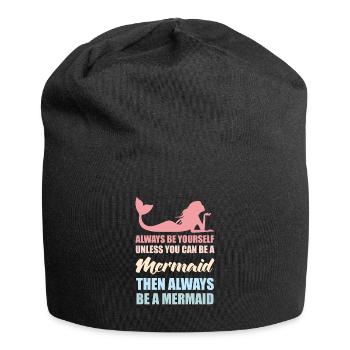 Mermaid Mermaid Gift - Jersey Beanie - black - Front