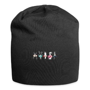 Barbier Barbier appelant artisanat - Bonnet en jersey - noir - Devant