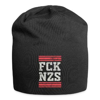 Against Nazis - Jersey Beanie - black - Front
