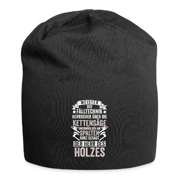 Drôles de bûcherons Proverbes - Bonnet en jersey - noir - Devant