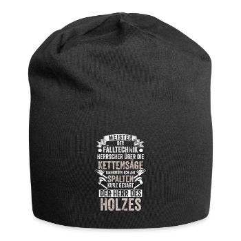 Bûcheron Proverbes Cadeau - Bonnet en jersey - noir - Devant