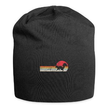 Eichhörnchen Eichhörnchen Eichhörnchen - Jersey-Beanie - Schwarz - Vorne