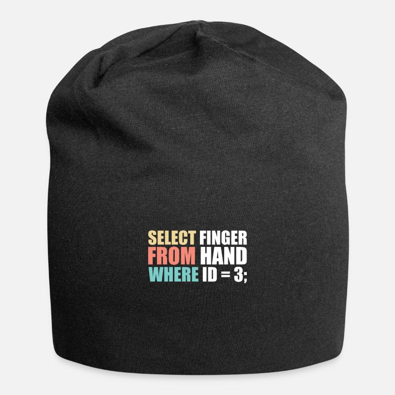 Informatiker Programmierer - Jersey-Beanie - Schwarz