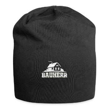 Bauherr Hausbau Bauleiter - Jersey-Beanie - Schwarz - Vorne