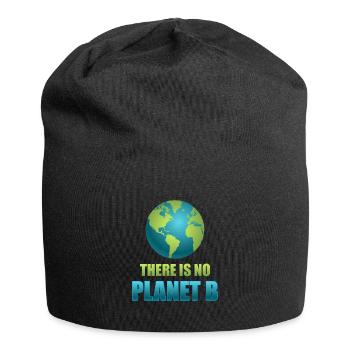 There is no Planet B - Jersey-Beanie - Schwarz - Vorne