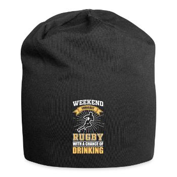Rugby Freizeit - Jersey-Beanie - Schwarz - Vorne