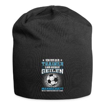 Fußballtrainer einer absolut geilen Mannschaft - Jersey-Beanie - Schwarz - Vorne