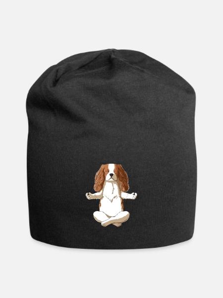 Cavalier King Charles Spaniel - Bonnet en jersey - noir
