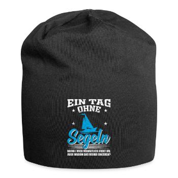 Segeln Segeln Segeln - Jersey-Beanie - Schwarz - Vorne