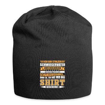 Schwiegersohn & Schwiegervater - Jersey-Beanie - Schwarz - Vorne