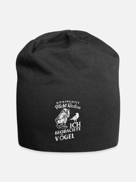 Vogelbeobachter Ornithologe Spotter - Jersey-Beanie - Schwarz