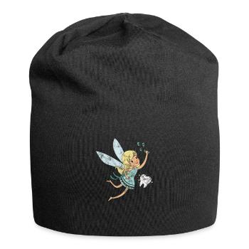 Fée des dents et pluie d'argent - Bonnet en jersey - noir - Devant