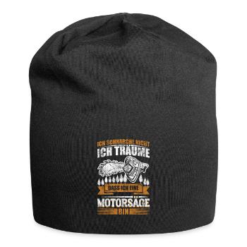 Forstwirt Motorsäge Geschenk - Jersey-Beanie - Schwarz - Vorne
