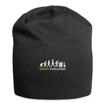Gamer Evolution Vintage Geschenk - Jersey-Beanie - Schwarz - Vorne