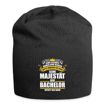 Bachelor 2020 Abschluss Geschenk - Jersey-Beanie - Schwarz - Vorne