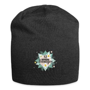13 Geburtstag Teenager Teenie Geburtstagsgeschenk - Jersey-Beanie - Anthrazit - Vorne