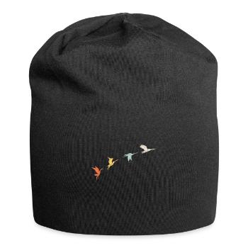 Origami Bastler Basteln Outfit - Jersey-Beanie - Schwarz - Vorne