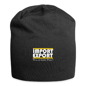 Import Export Geschäft Autohandel - Jersey-Beanie - Schwarz - Vorne