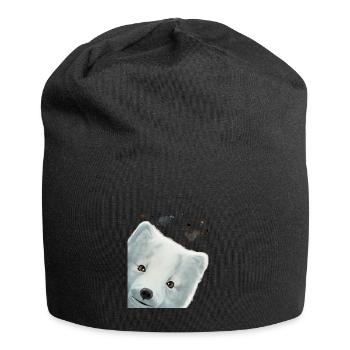 Curious Arctic Fox - Jersey Beanie - black - Front
