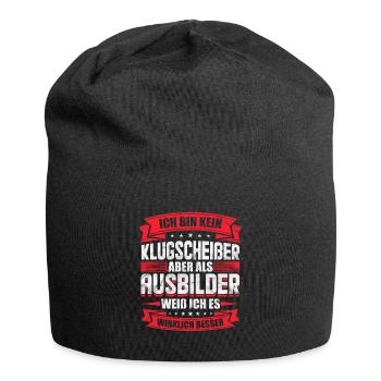 Lustiges Ausbilder Geschenk - Jersey-Beanie - Schwarz - Vorne