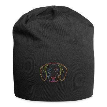 Strokes Hungarian Vizsla Dog - Jersey Beanie - black - Front