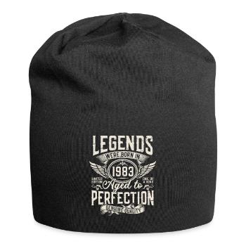 Né en 1983 Legends Cadeau d’anniversaire - Bonnet en jersey - noir - Devant