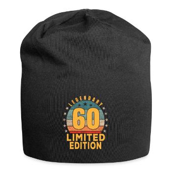 Geburtstag Legendary 60 Jahre Limited Edition - Jersey-Beanie - Schwarz - Vorne