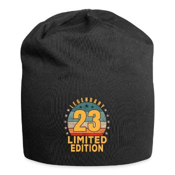 Geburtstag Legendary 23 Jahre Limited Edition - Jersey-Beanie - Schwarz - Vorne