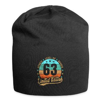 Mise à jour Level Up 63 Ans Édition Limitée Rétro - Bonnet en jersey - noir - Devant