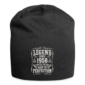 Legend 1958 Vintage Cadeau d’anniversaire - Bonnet en jersey - noir - Devant