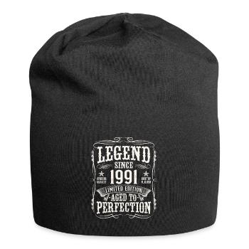 Legende 1991 Jahrgang Geburtstag Geschenk - Jersey-Beanie - Schwarz - Vorne