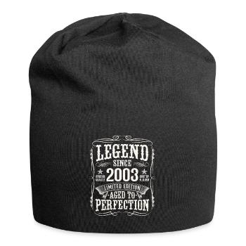 Legende 2003 Jahrgang Geburtstag Geschenk - Jersey-Beanie - Schwarz - Vorne