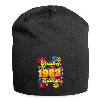 Rétro et Vintage 1982 Femme 40 Ans Anniversaire - Bonnet en jersey - noir - Devant