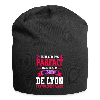 Supporter Football Lyon Fier Lyonnais - Bonnet en jersey - noir - Devant