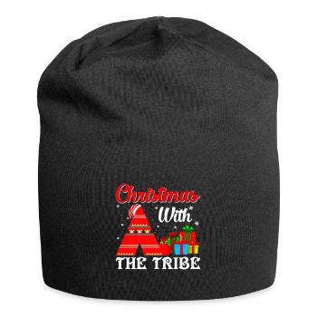 Family Christmas With The Tribe - Jersey Beanie - black - Front
